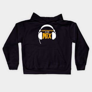 Party Dutch In The Mix T-shirt Netherlands Graphic Design Tee DJ Headphones T Shirt Dutch Techno House Music Electronic Music Dance Music Kids Hoodie